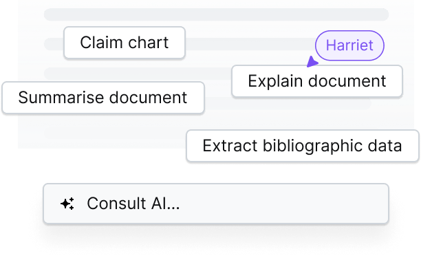 Illustration of AI analyst chatbox